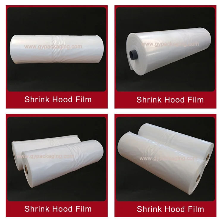 Wholesale Hood Shrink Pallet Heat Wrapping Hood Pe Film Heat Shrink