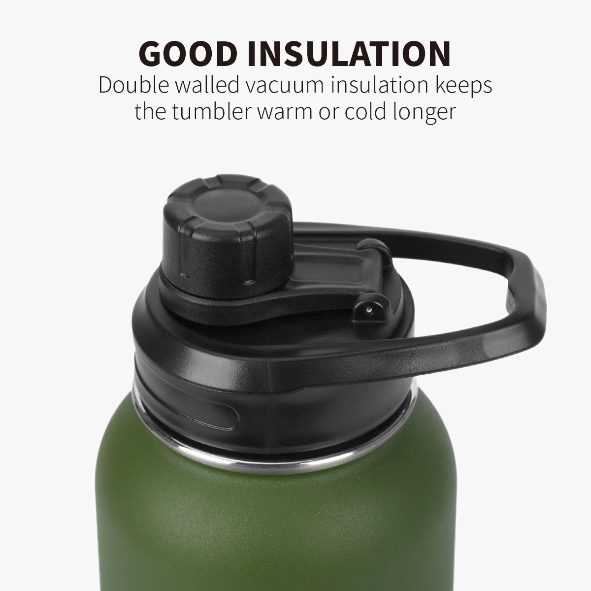 Не содержит Бисфенол А с двойными стенками из нержавеющей стали бутылка для воды вакуумной изоляцией Термос Герметичная Бутылка занятий спортом соломинкой жидкостей и