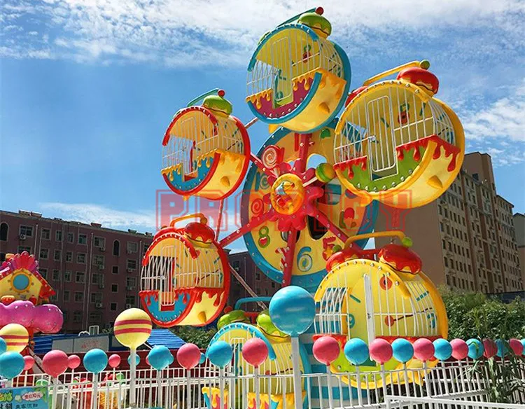Fairground Attraction Amusement Park Rides Mini Kids Ferris Wheel For ...
