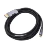 8k 60hz braided Black