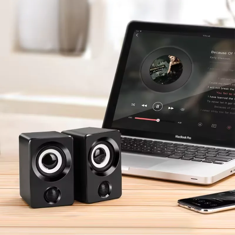 Premium Home Mini Retro Blue-tooth Speaker Smooth Voice Desktop Computer Speaker