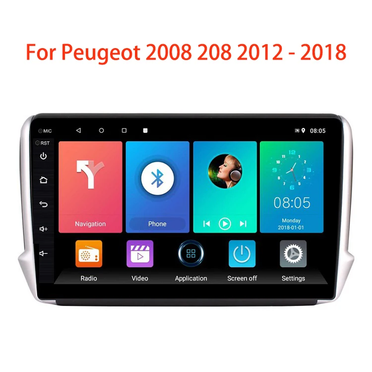 Peugeot 208/2008 year 2015-2020 Navigation Radio Player