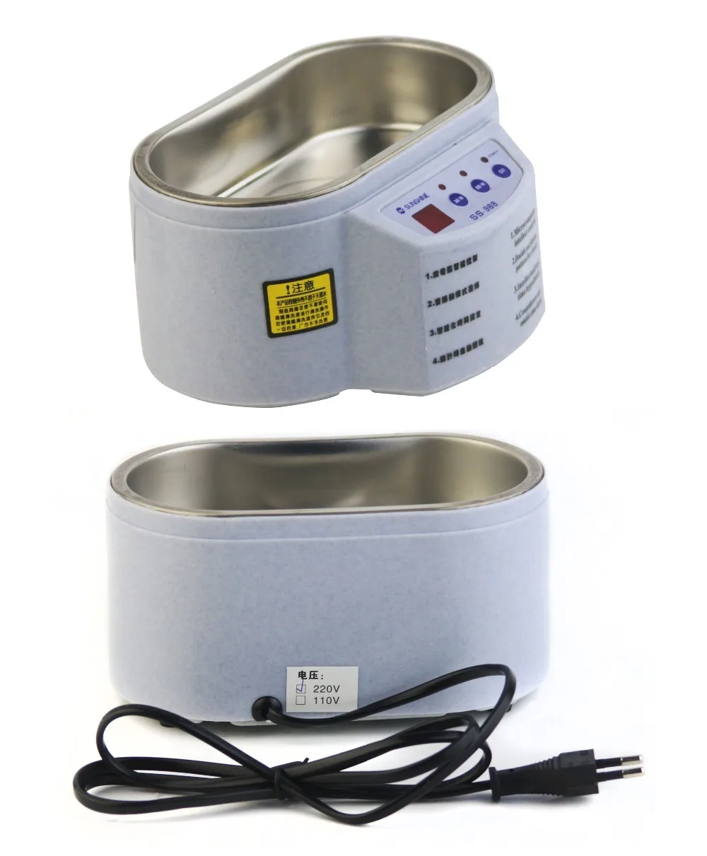 Nettoyeur de carte mère numérique à ultrasons 968 de SS-968 solaire pour nettoyeur à ultrasons intelligent de lunettes