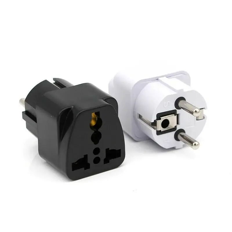 US/AU/Italian to EU AC Power Plug Converter Travel Adapter Charger 6A 10pcs 