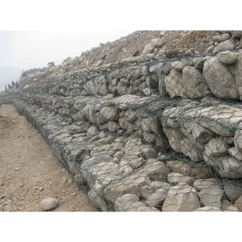 China Supplier Gabion Wire Mesh Price Pvc Coated Hexagonal Gabion Box