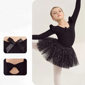 Girls Ballet Dress Cotton Spandex High Quality Tutu Skirt Leotards Kids Princess Party Dress