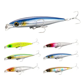 Cheery Wholesale 6 Colors 31g 41g Sinking Minnow Lure Hard Bait Fishing Lures with Treble Hook Artificial Hard Lure Fishing Bait – Minnow – view 2