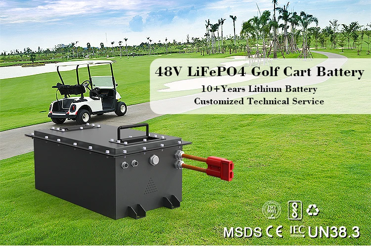 CTS Power Golf Cart Batteries Li-ion Lifepo4 Battery 48v 100ah 200ah Lithium Ion Golf Cart Battery 48v manufacture