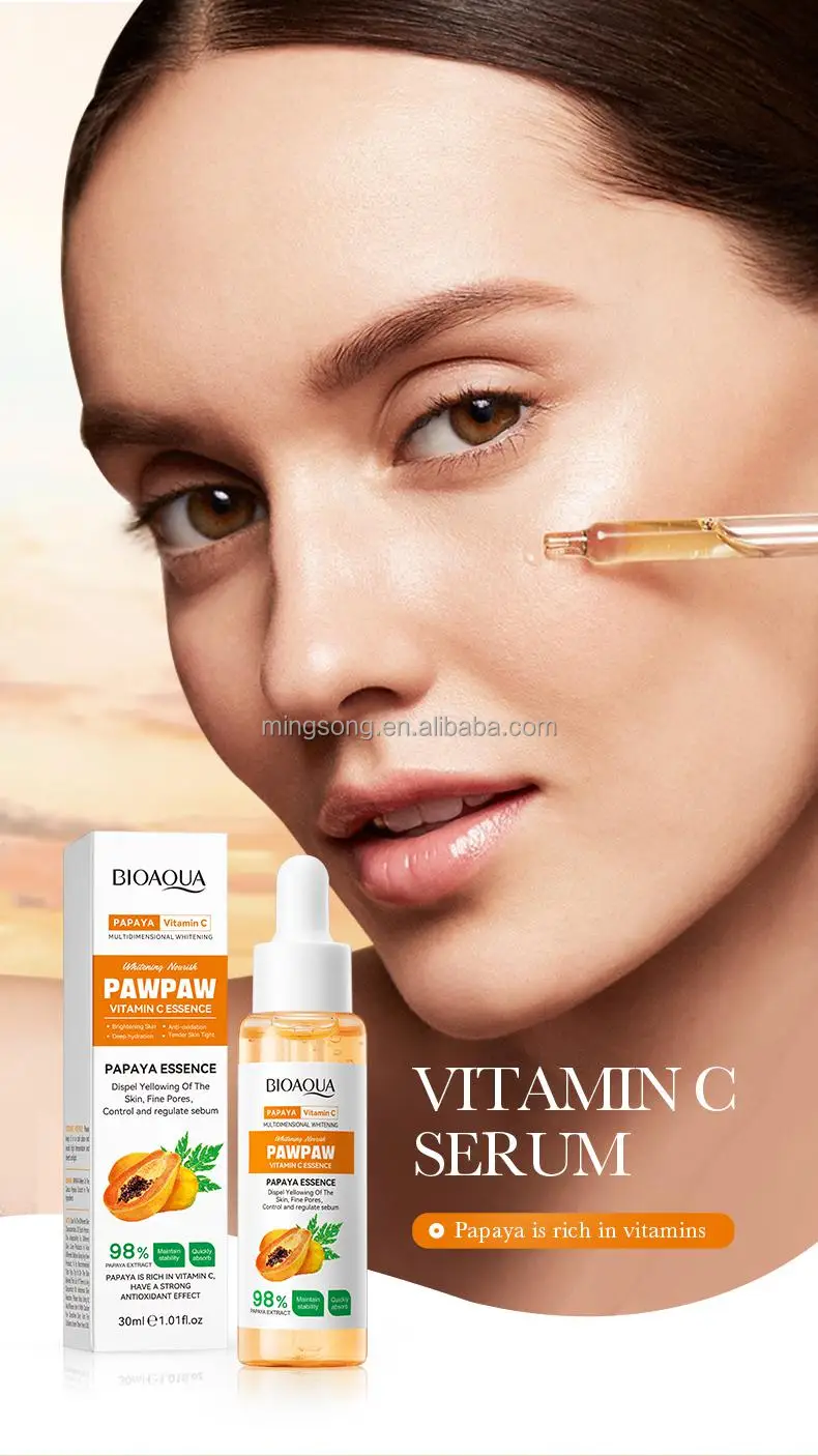 Hot Sale BIOAQUA Wholesale Facial Care Moisturizing White Nourishing Papaya  Vitamin C Serum| Alibaba.com