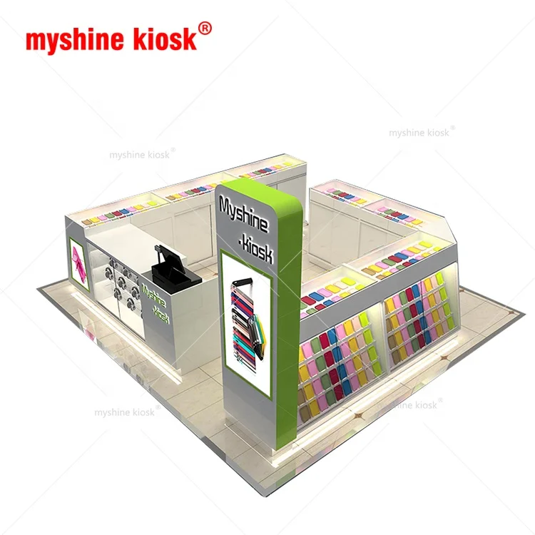 Retail Popular Cell Phone Accessories Kiosk for Shopping Mall