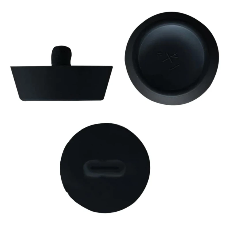 KT Bath Tub Drain Stoppers – 2 Pack 1.5 Inch & 2 Pack 1.25 Inch Rubber Sink Plug, Non-Toxic, Durable Seal With Hanging Ring, For Kitchen, Bathroom, Laundry