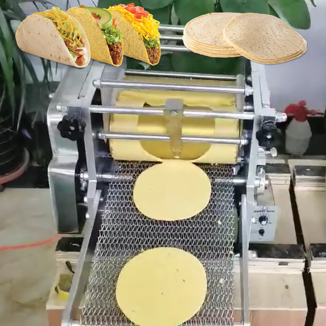 Automatic Stainless Steel Tortilla Maker Machine For Tacos More