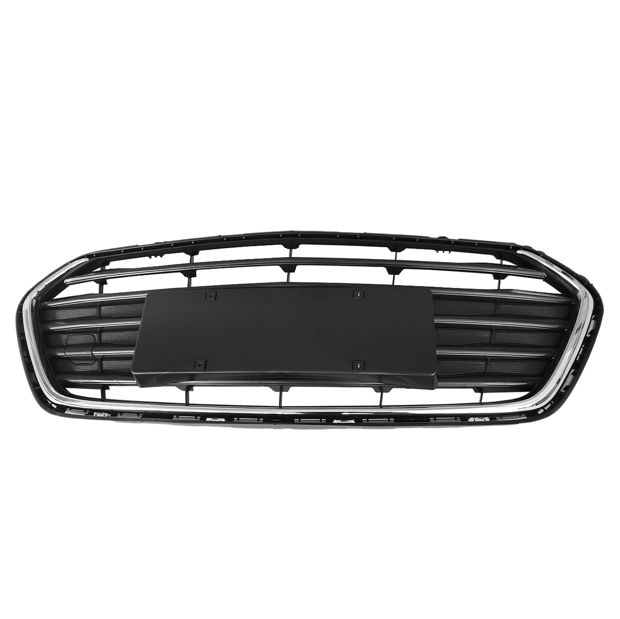 Factory Style Lower Black & Chrome Bumper Car Grille For 20172020