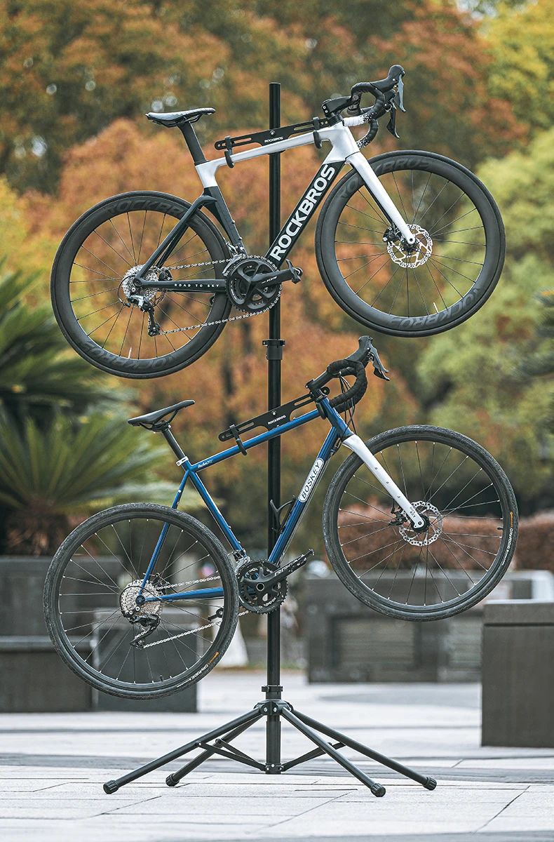 Rockbros Mtb Road Bike Bicycle Repair Rack Steel Iron Mountain Bike