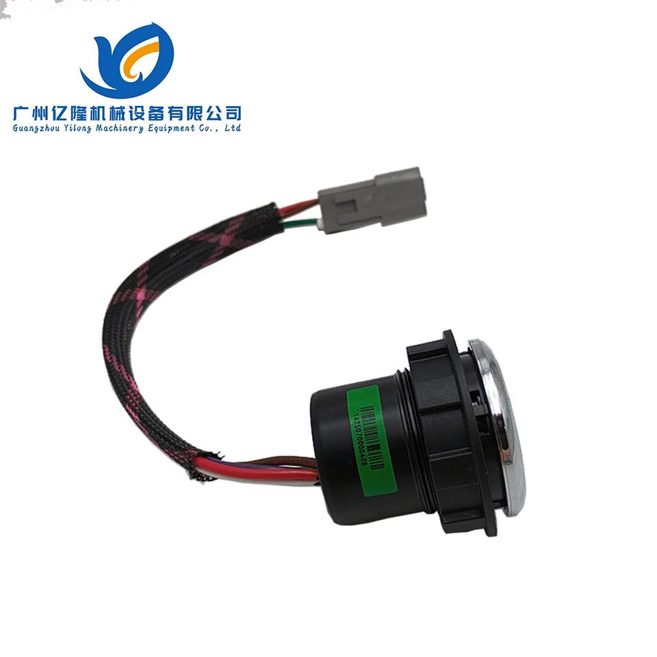 One-key Start and Stop Switch Button Suitable for Excavator SY55 SY60 SY65 SY75 SY135 SY155 SY215 SY245 SY265 Ignition Switch