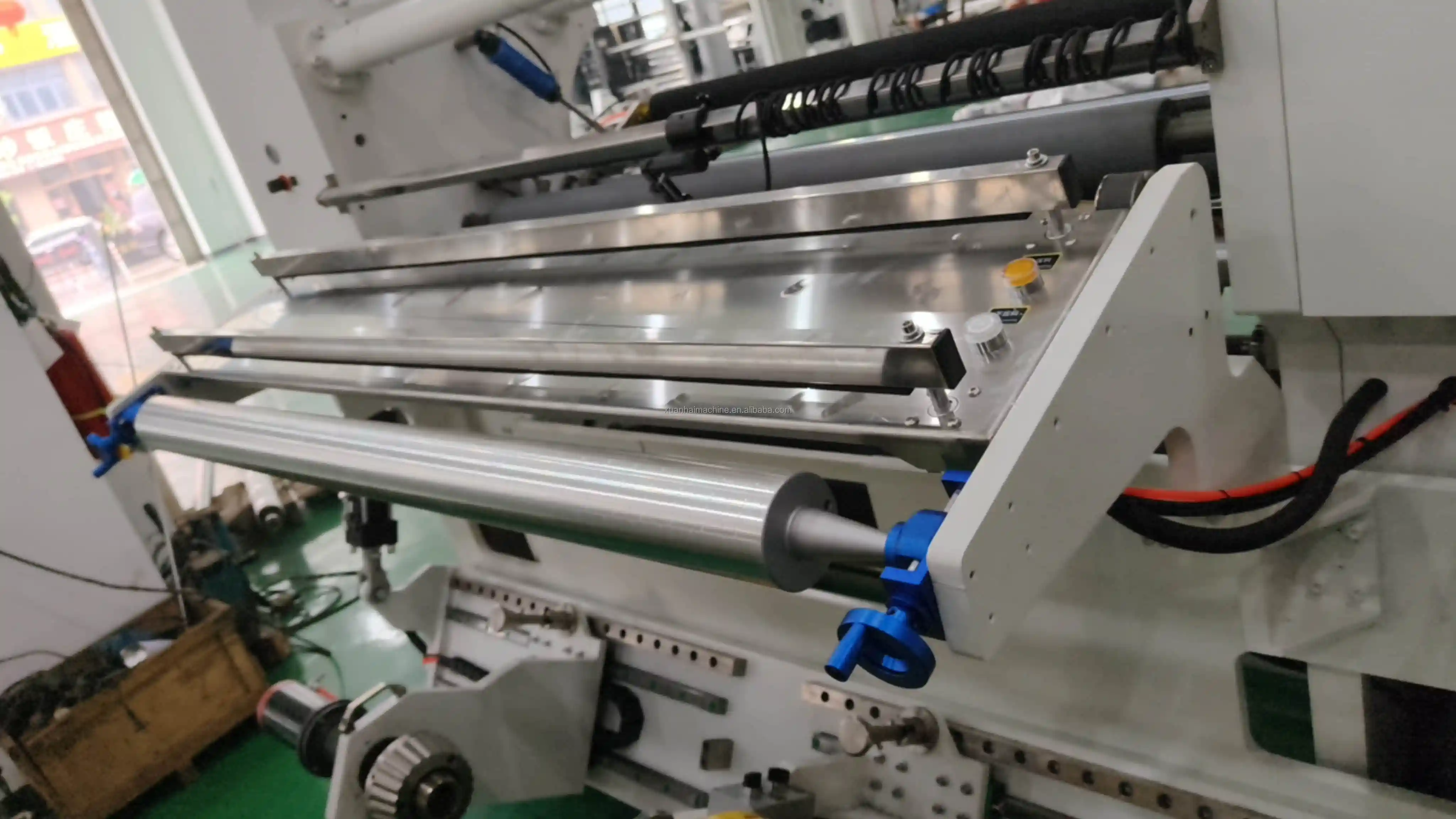 High Speed Slitting and Rewinding Machine 500 M/min PLC Computer Control for 1300mm Roll Materials