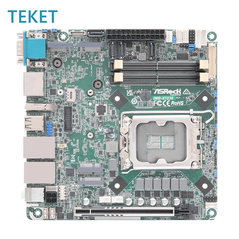 ASRock IMB-X1238 Mini-ITX Motherboard for Automation – Intel 14th