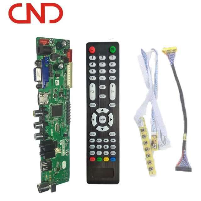 CND Factory Universal V56 V59 LED LCD TV SKD Kit with Remote