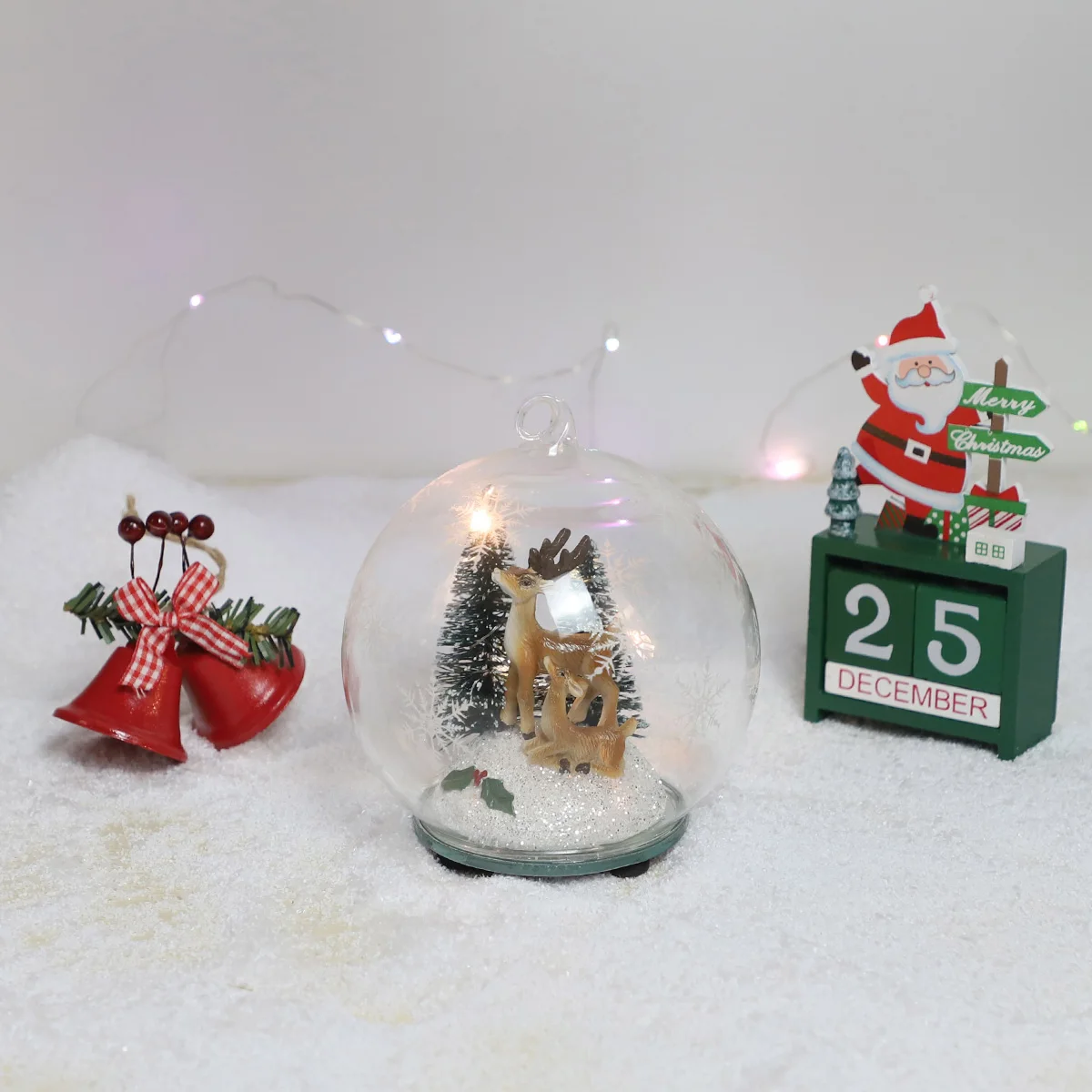 hanging ball ornaments Christmas snow globe hanging ball ornaments baubles