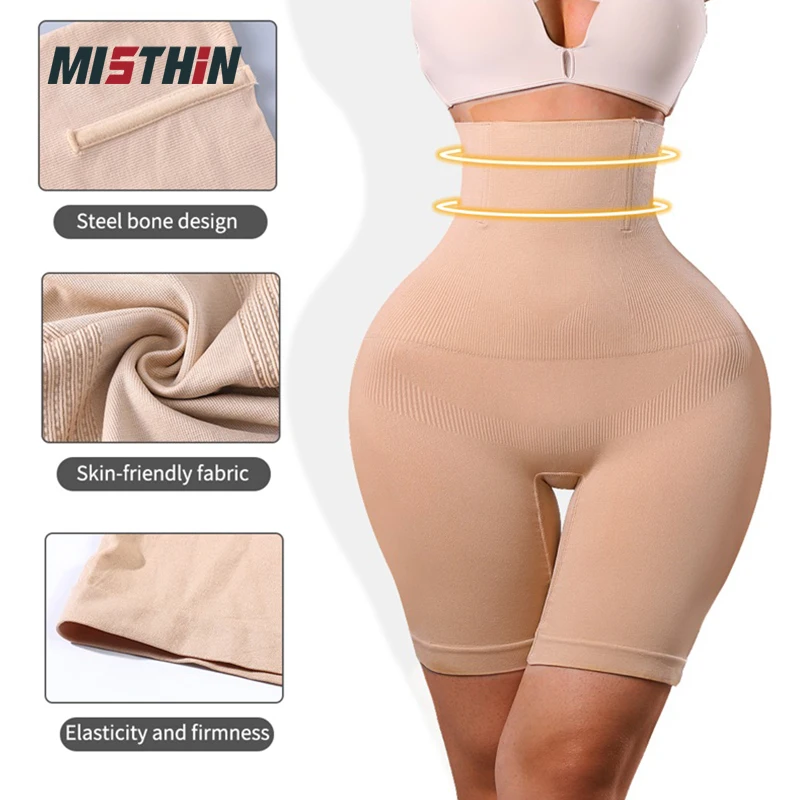 Wholesale Women Full Body Seamless High Waist Trainer Mid Thigh Shaper Shorts Butt Lifter Tummy Panties Shapewear