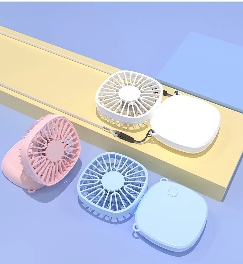 Work Station Wall Fan Bladeless Mini Fan Battery Operated Bathroom