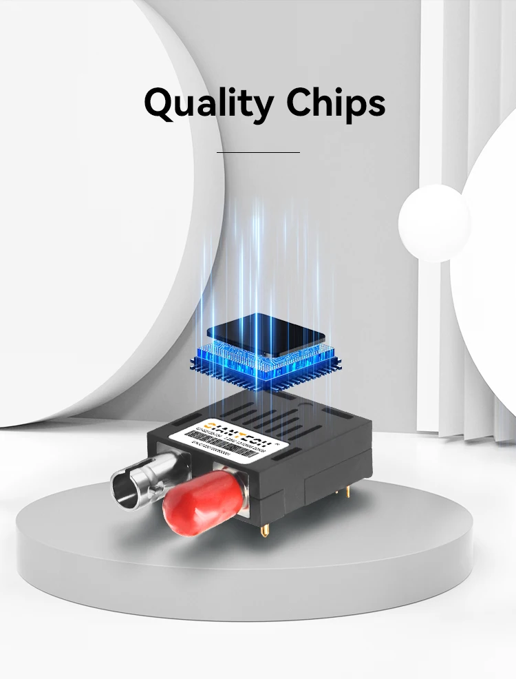 GIANTECH 1X9 Optical Module 1.25Gb/s LVPECL ST Port 1310NM 20KM Single ...