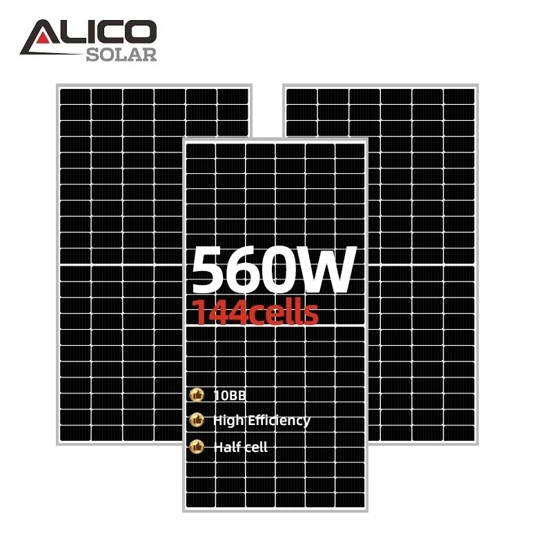 Manufacture Free Shipping Mono Solar Panels 545w 550w  PV Module for Solar Photovoltaic Panel System Home Solar Energy System
