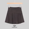 Short skirt graphite grey