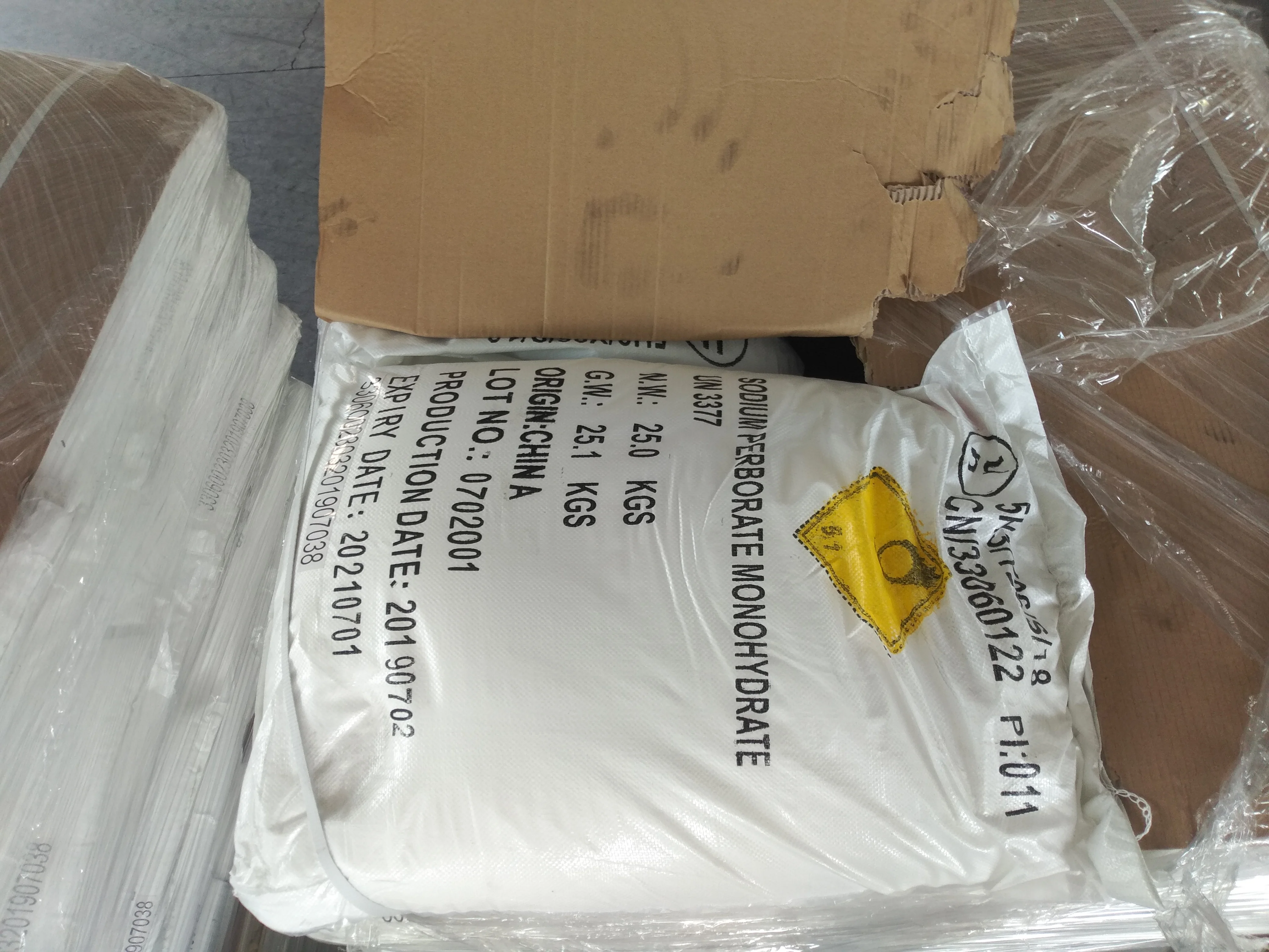 Sodium Perborate Monohydrate SPB for Cosmetics Preparations 25KG Per Bag
