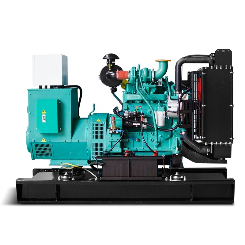 With ATS 80kw 100kva Open Type diesel Generator Powered by cummins