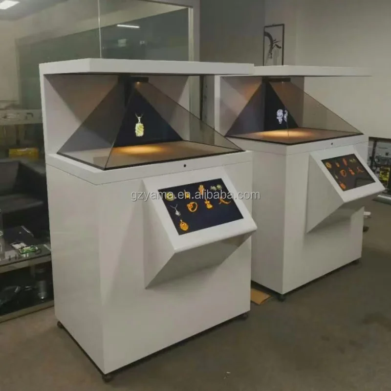 270 ° 3Dホログラムピラミッドディスプレイ3-製品可視化のための両面