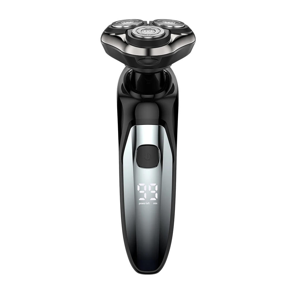 Men's Multifunctional with Floating Three-Blade Design USB Charging Exclusive Bearded Blade Electric Shaver