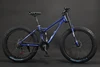 Blue spoked wheel