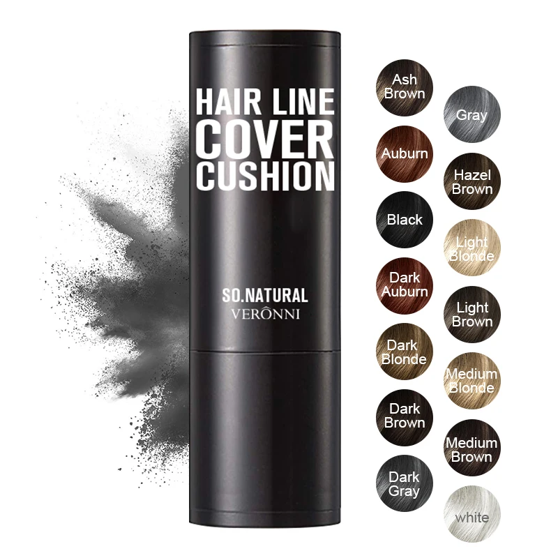Hairline Modified Concealer Root Cover up Building Fiber Hair Root Touch up Scalp Shadow Powder for Hairline Shadow Powder
