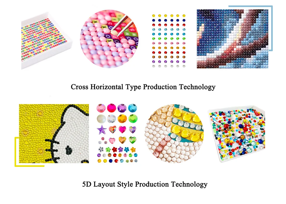 Creative Sincere Handcrafts Diy Double Sided Diamond Painting Pendant