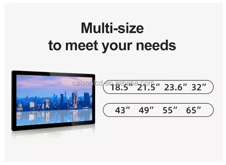 Retail Store 65 inch high brightness display 2000 nits to 5000cd/m2 Window Facing digital stand outdoor digital signage supplier