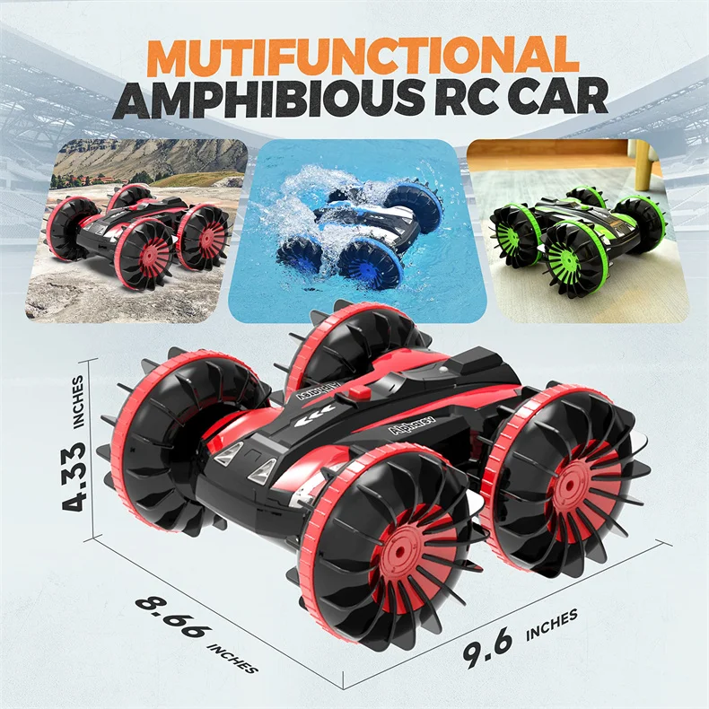 Rc Car Amphibious Vehicle Speed Boat High Speed Forest Soft Ground