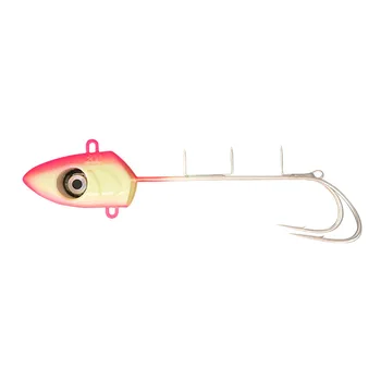LED Electronic Light Boat Fishing Saltwater Fish Metal Plate Lure with Lead Head Hooks for Sea Fishing – Metal Jig – view 2