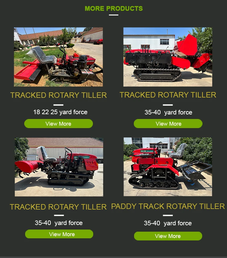Factory Direct Price Machine Mini Power Tractor Garden Rotary Tiller