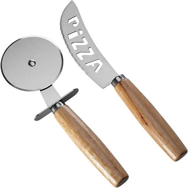 Hot Sale Stainless Steel Pizza Cutters and Rollers for Kitchen Assistance Pizza Tools