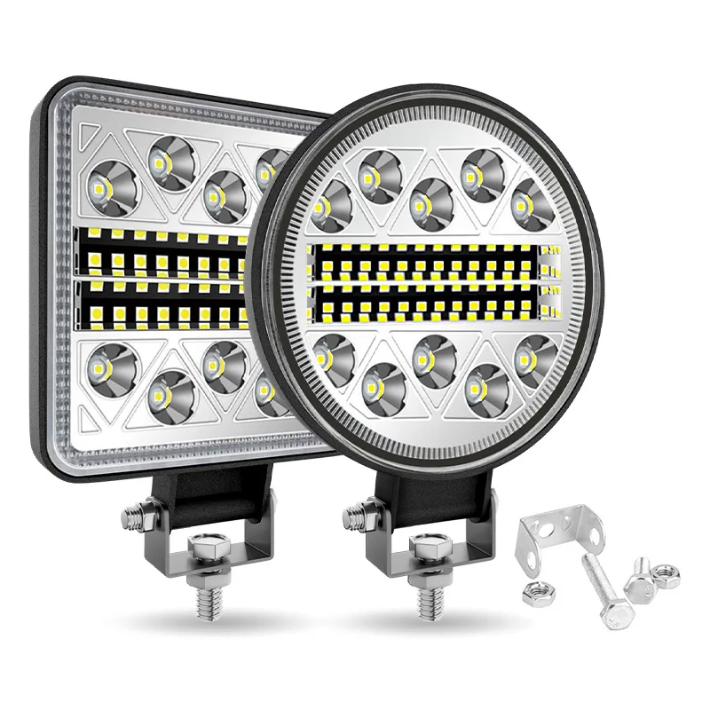 Willpower 32 inch 405W gebogen LED Licht Bar, Led-verlichting Bar combineert het ontwerp van schijnwerpers en breedstralers voor verschillende off-road voertuigen vrachtwagens 4x4 ATV SUV