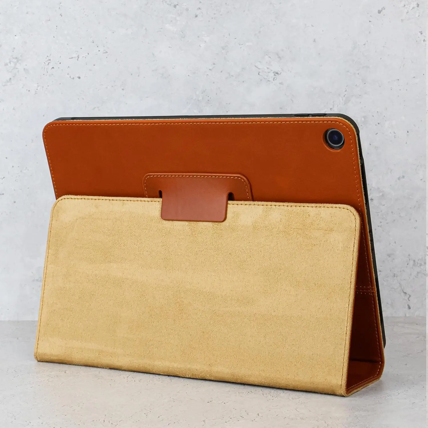 product oem odm leather tablet case for ipad air pro 13 11 109 inch multi angle holder business cover shockproof custom logo material-6