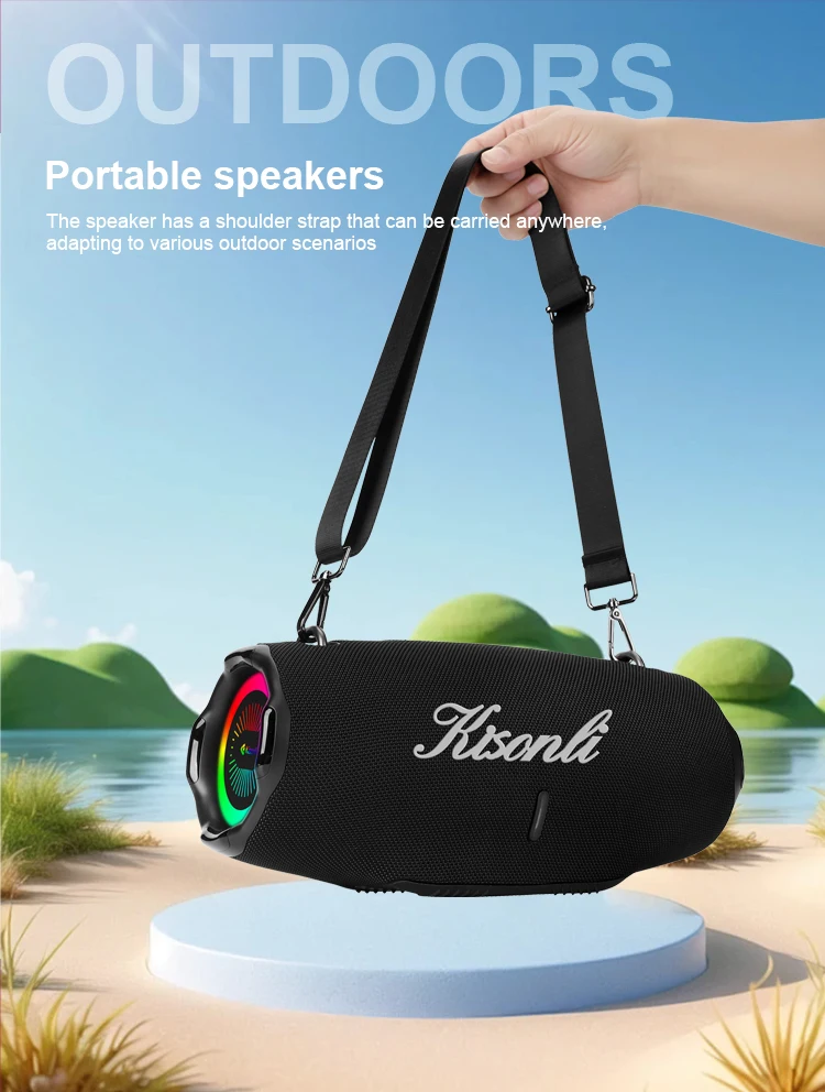 Kisonli K17 Professional Party Big Blue Tooth Speaker 50 Watts