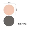Posavasos de doble cara rosa y gris oscuro