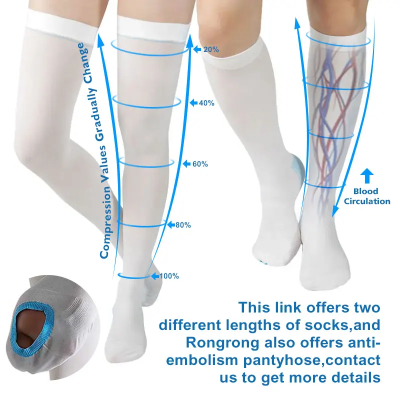 Medias De Compression Antiembolicas Thigh High Compression Socks