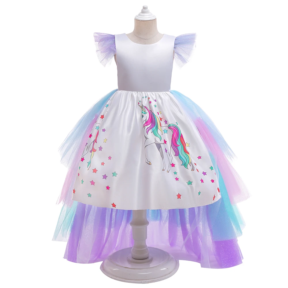 strapless open back dress Pink and Blue Marble Maxi Dress with Criss Cross Back main image 1