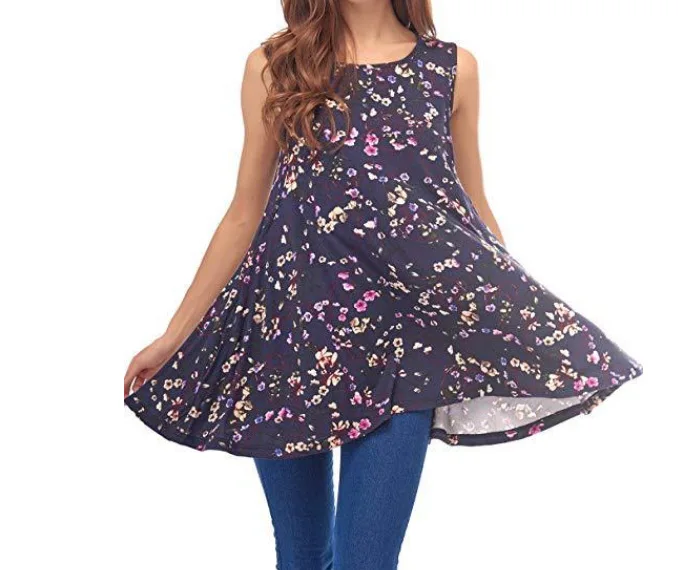 Vestido Sin Mangas De Lactancia Para Mujeres Embarazadas Vestido Sin Mangas De Lactancia Para Mujeres Embarazadas
