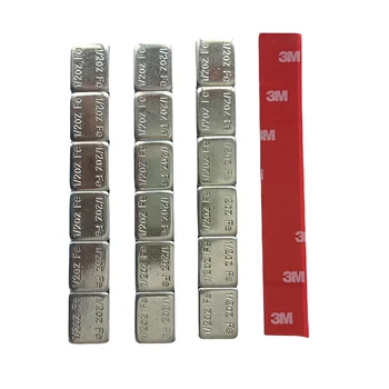 Coated Fe Stick on Self Adhesive Wheel Balancing Weights 1/4 1/2 Ounce