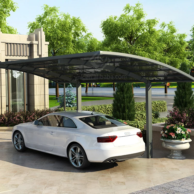 Aluminum Frame Material and Garages Canopies & Carports Type Car Garage Shelter