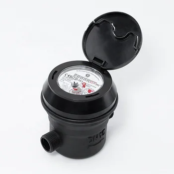 Residential Piston Displacement / Volumetric Dry Type Class C / R160 / R400 Water Meter with Plastic Body